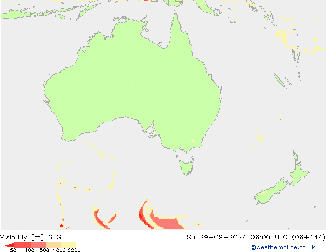 Zicht GFS zo 29.09.2024 06 UTC