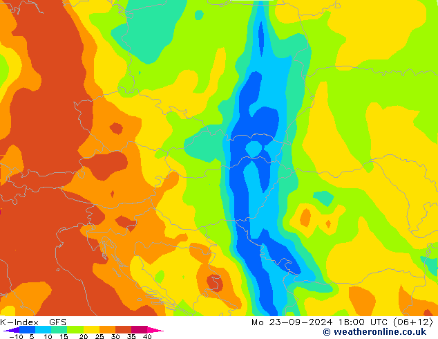 K-Index GFS Září 2024