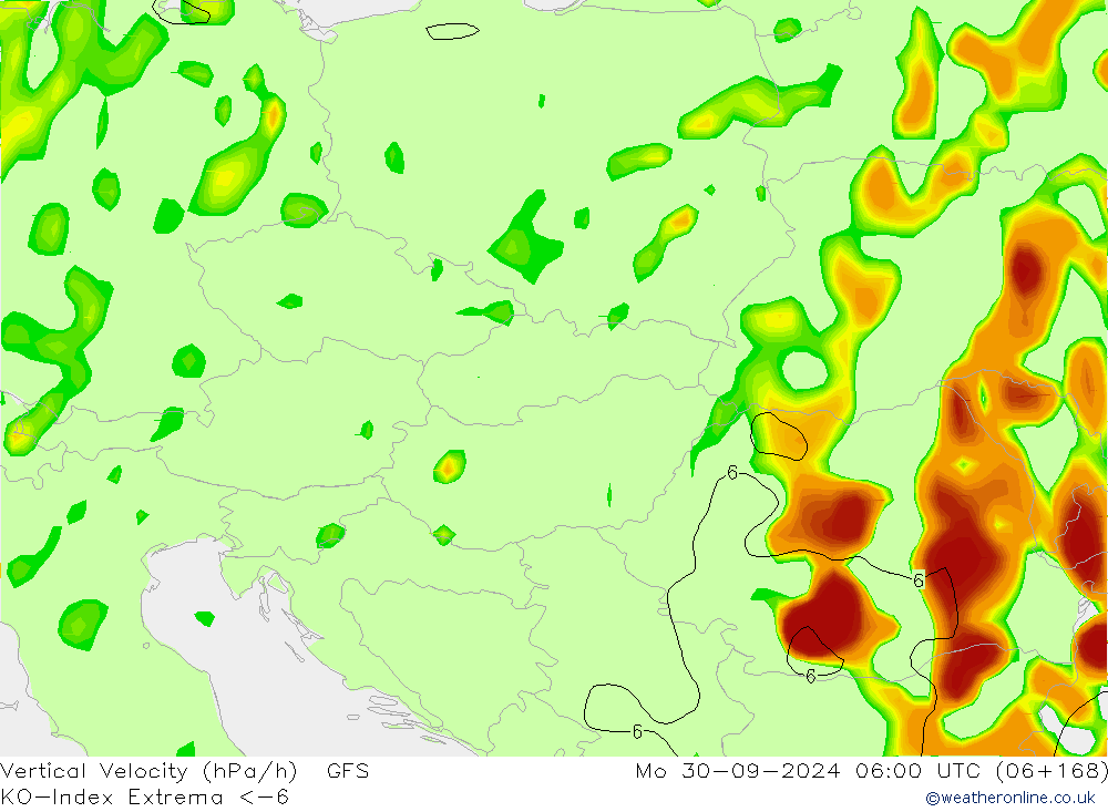 Konvektiv-Index GFS September 2024