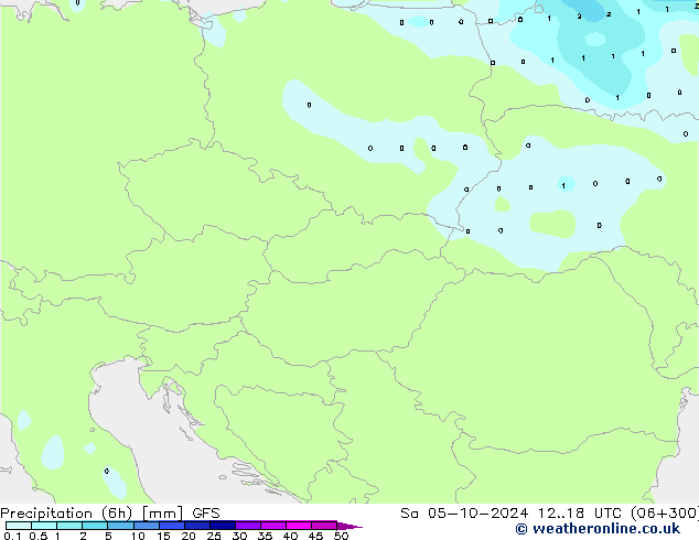 Z500/Regen(+SLP)/Z850 GFS za 05.10.2024 18 UTC