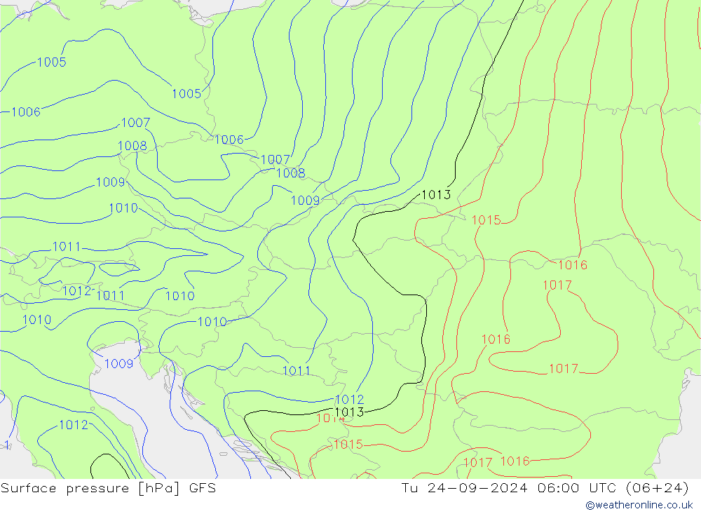 GFS: Tu 24.09.2024 06 UTC