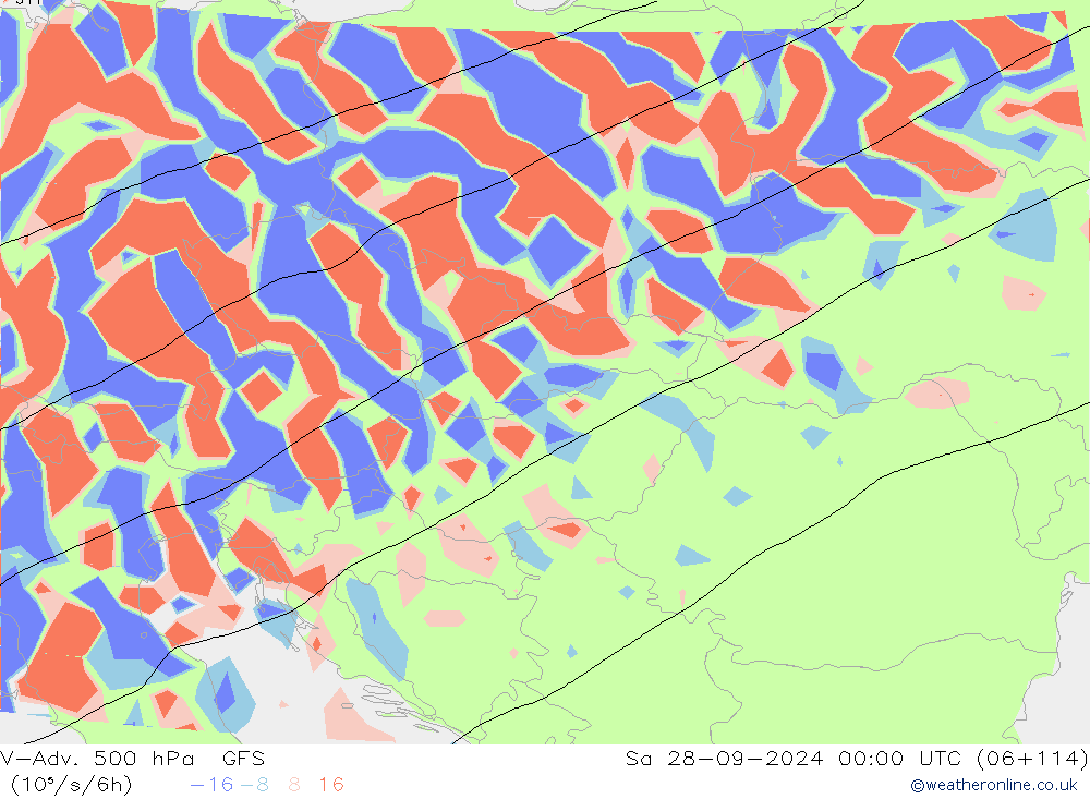 V-Adv. 500 hPa GFS so. 28.09.2024 00 UTC