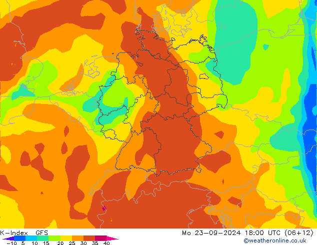 K-Index GFS ma 23.09.2024 18 UTC