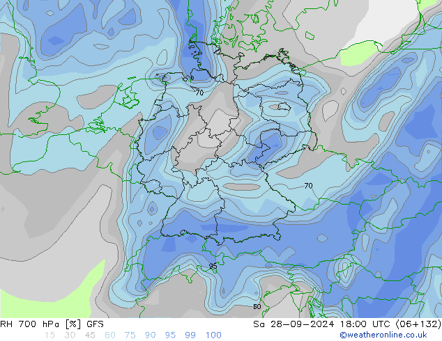 700 hPa Nispi Nem GFS Cts 28.09.2024 18 UTC