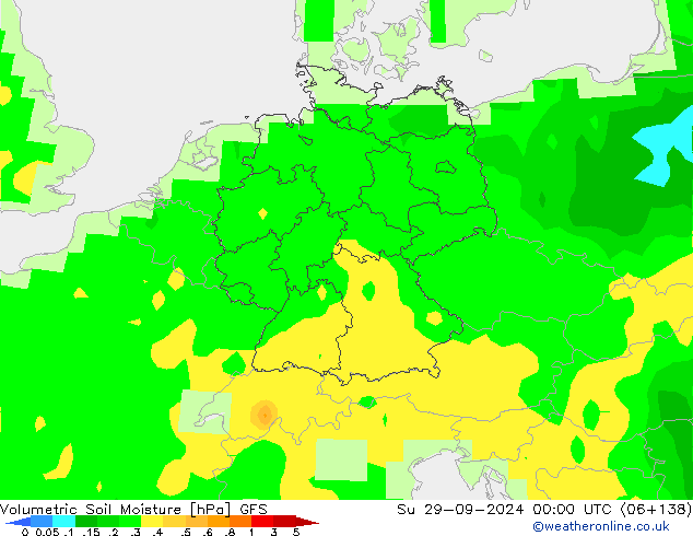 Hacimsel Toprak Nemi GFS Paz 29.09.2024 00 UTC