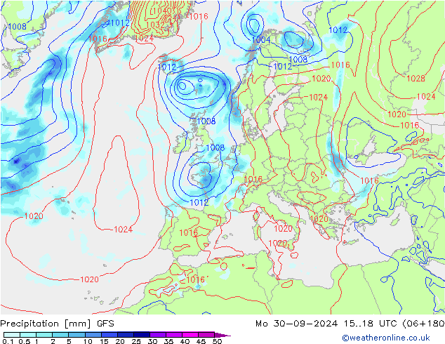 GFS: Mo 30.09.2024 18 UTC