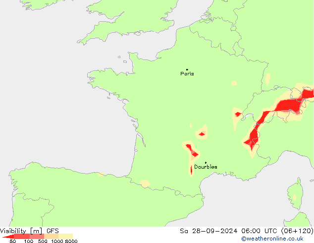 Görüş alanı GFS Cts 28.09.2024 06 UTC