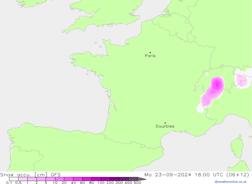 Snow accu. GFS septembre 2024