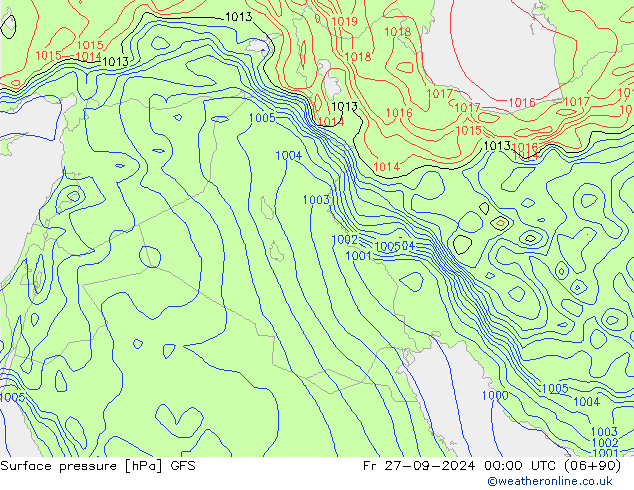 GFS: Sex 27.09.2024 00 UTC