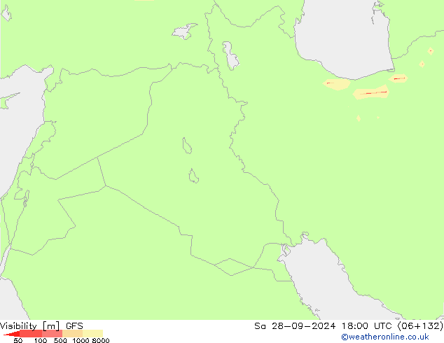 видимость GFS сб 28.09.2024 18 UTC