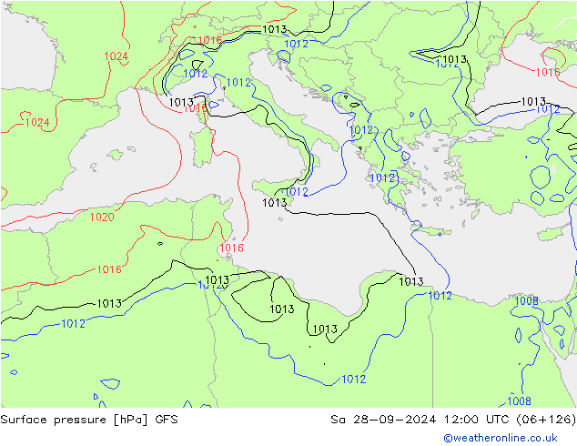GFS: Sa 28.09.2024 12 UTC