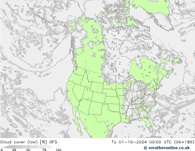  () GFS  01.10.2024 00 UTC