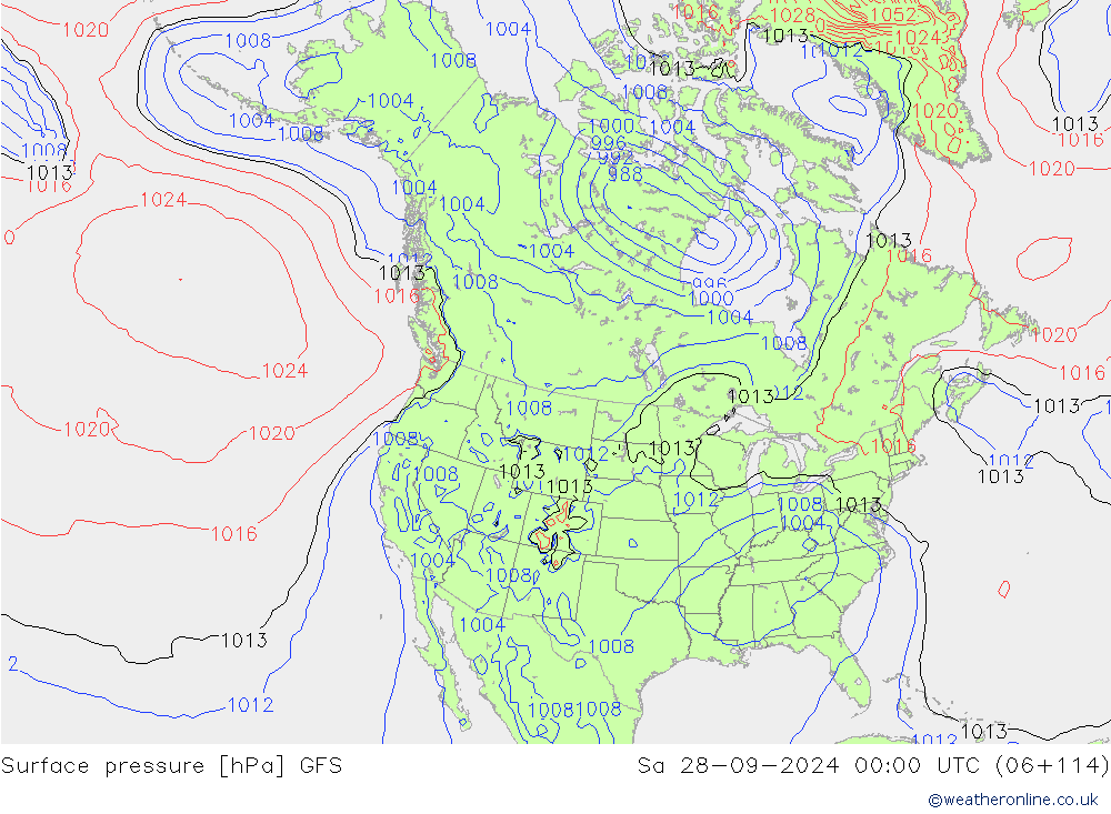 GFS: sab 28.09.2024 00 UTC