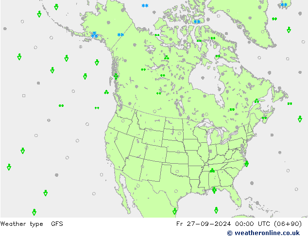 Weather type GFS Fr 27.09.2024 00 UTC