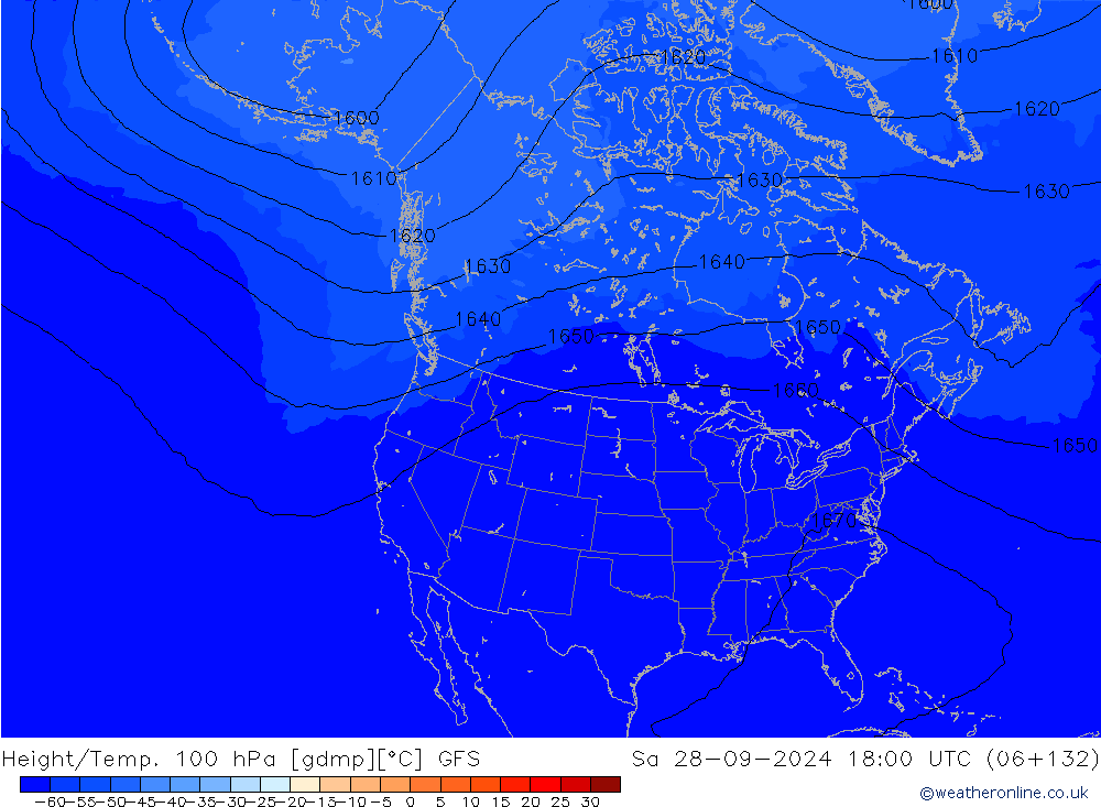 Height/Temp. 100 hPa GFS Září 2024