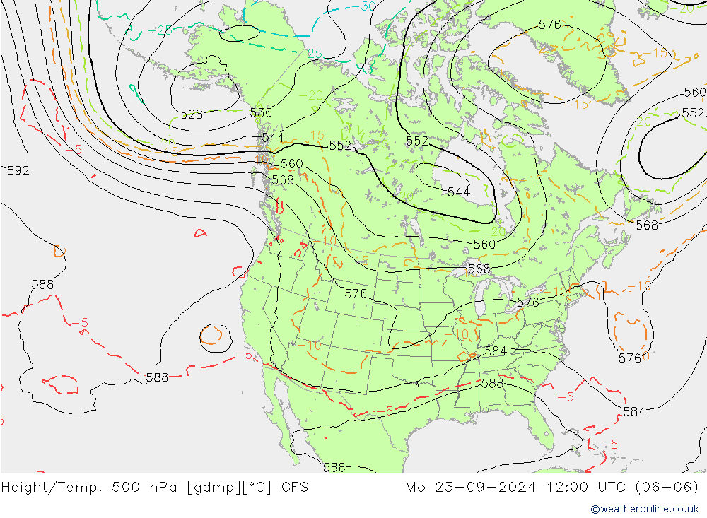 GFS: Seg 23.09.2024 12 UTC