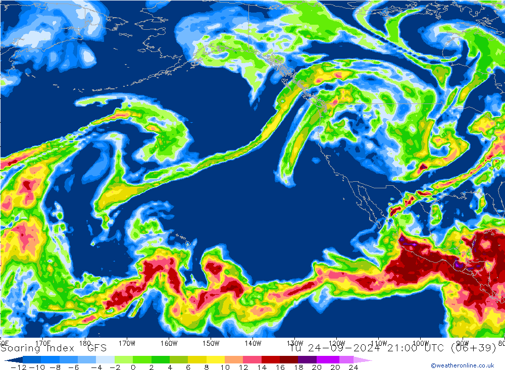 Soaring Index GFS wto. 24.09.2024 21 UTC