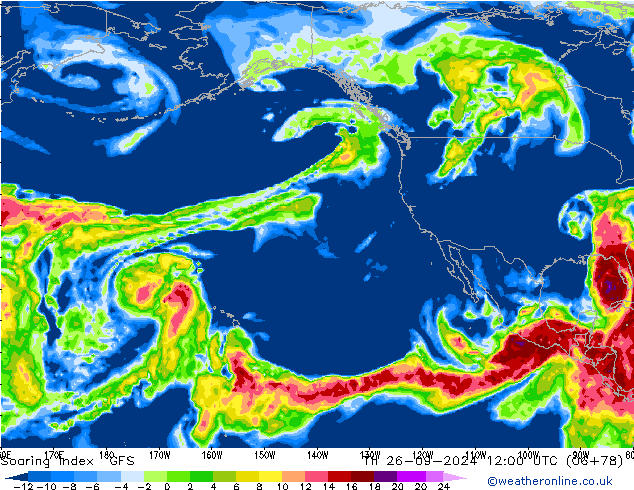 Soaring Index GFS Do 26.09.2024 12 UTC