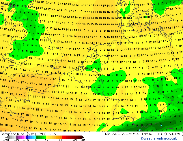 GFS: Mo 30.09.2024 18 UTC