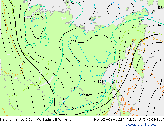 GFS: Mo 30.09.2024 18 UTC