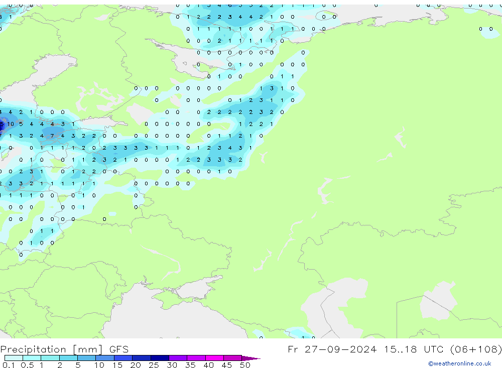 GFS: Fr 27.09.2024 18 UTC