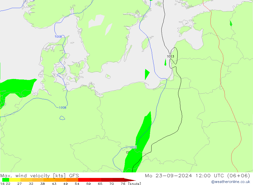 Max. wind velocity GFS Seg 23.09.2024 12 UTC