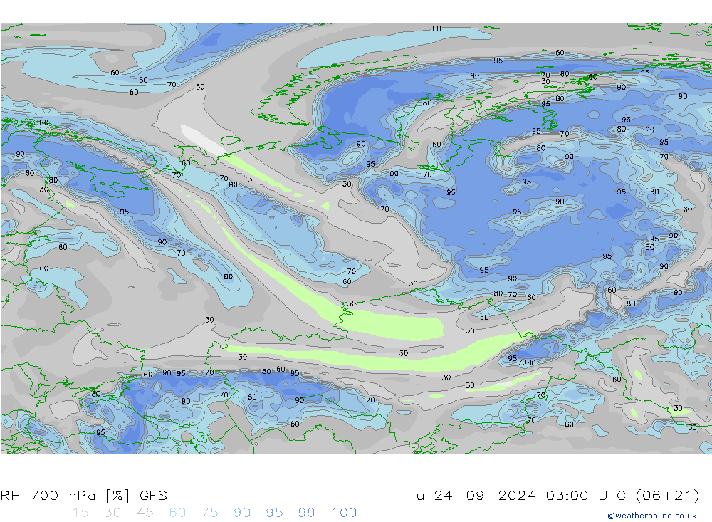 Humedad rel. 700hPa GFS mar 24.09.2024 03 UTC