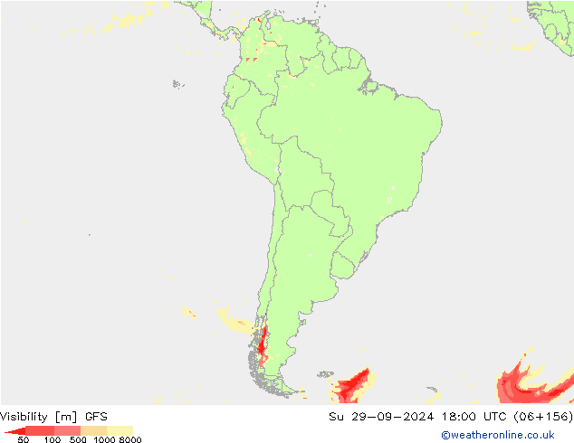 Görüş alanı GFS Paz 29.09.2024 18 UTC