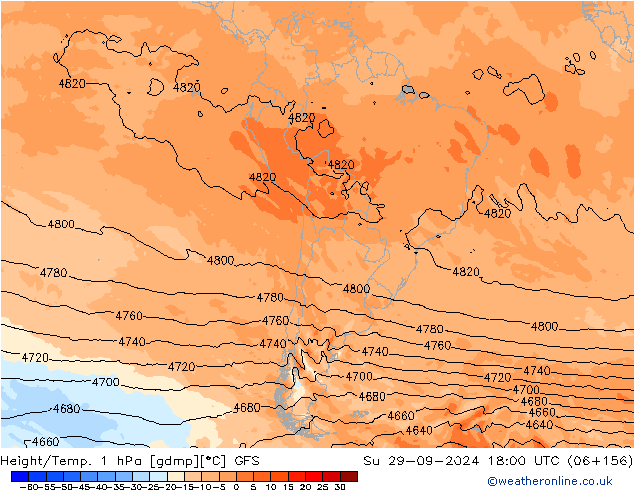 Height/Temp. 1 hPa GFS Su 29.09.2024 18 UTC