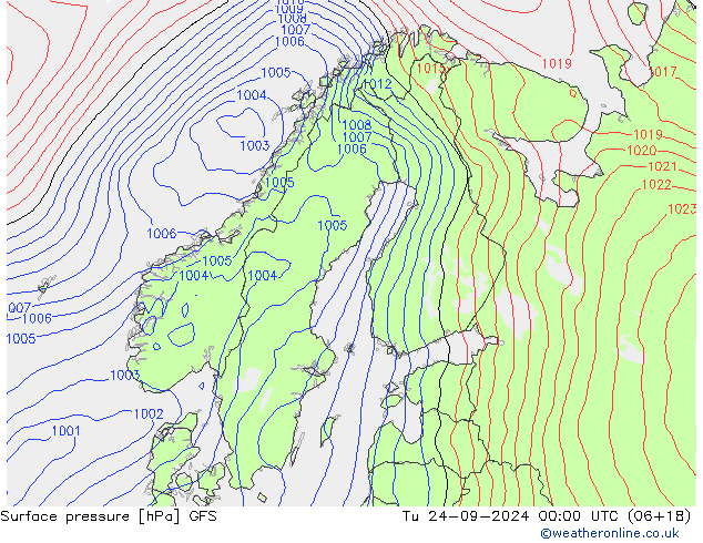 GFS: Tu 24.09.2024 00 UTC