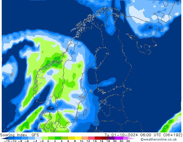 Soaring Index GFS October 2024