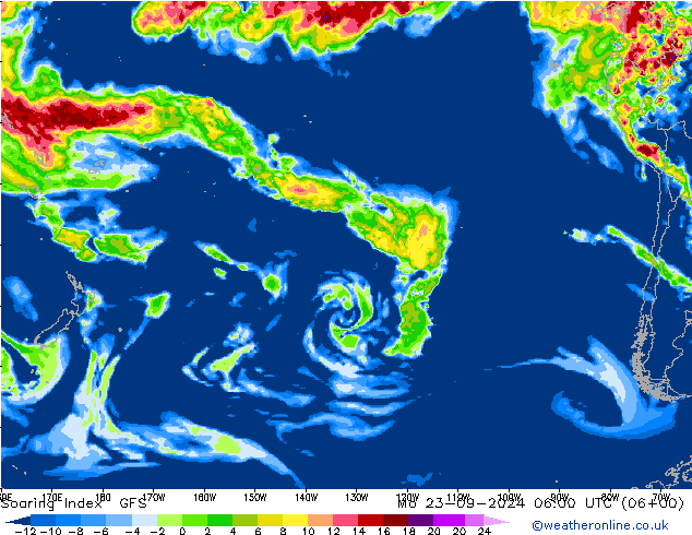 Soaring Index GFS  23.09.2024 06 UTC