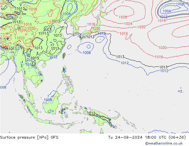 GFS: Tu 24.09.2024 18 UTC