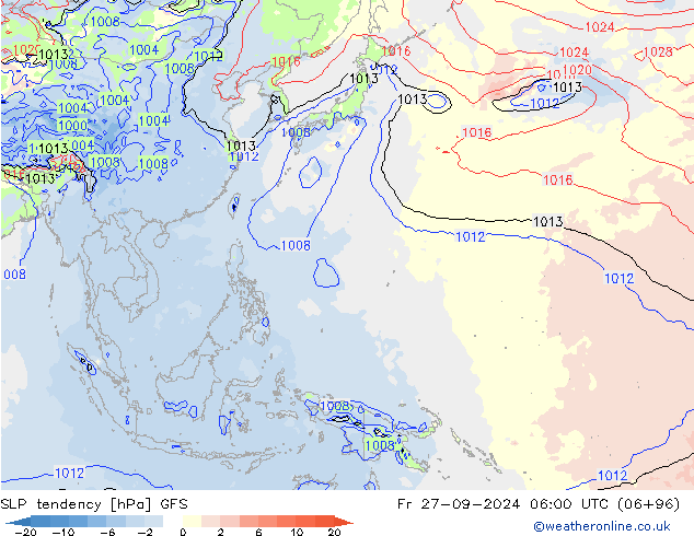 tendencja GFS pt. 27.09.2024 06 UTC