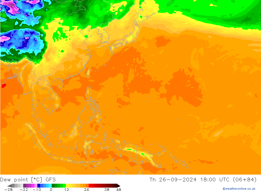 punkt rosy GFS czw. 26.09.2024 18 UTC