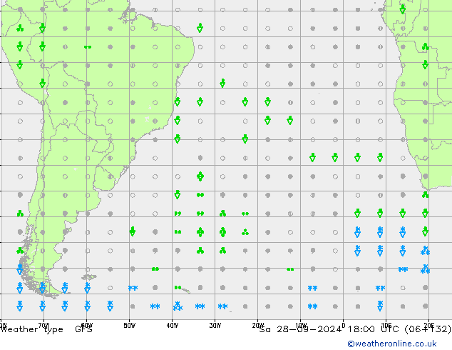 Weather type GFS So 28.09.2024 18 UTC