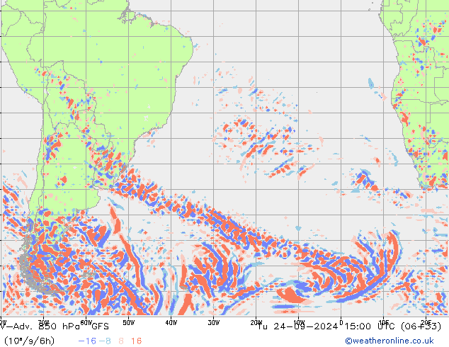 V-Adv. 850 hPa GFS mar 24.09.2024 15 UTC