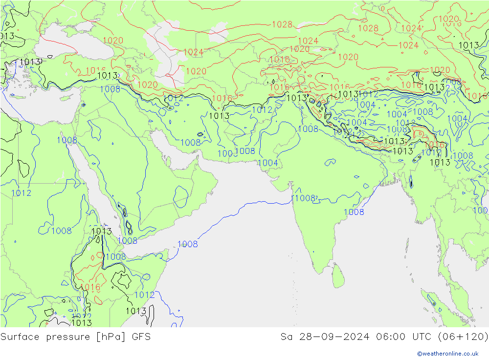 GFS: сб 28.09.2024 06 UTC