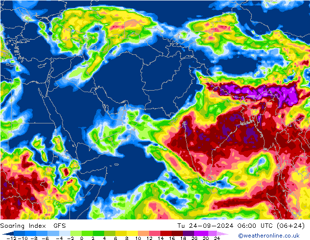 Soaring Index GFS Ter 24.09.2024 06 UTC