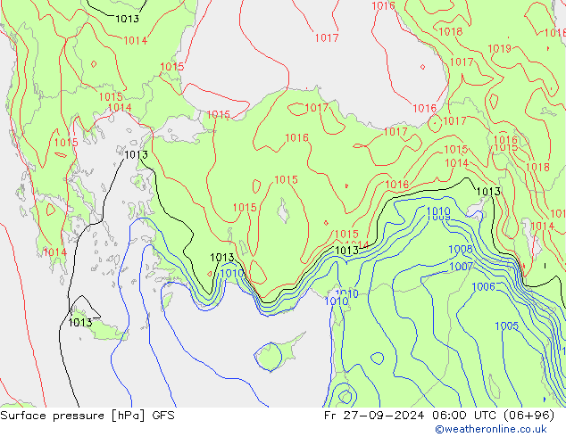 GFS: Fr 27.09.2024 06 UTC