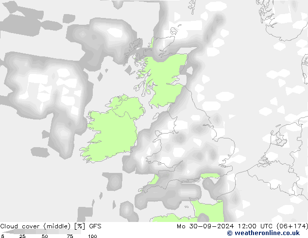 Nubes medias GFS lun 30.09.2024 12 UTC