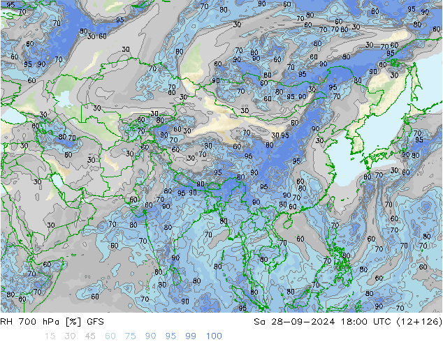 RH 700 hPa GFS So 28.09.2024 18 UTC