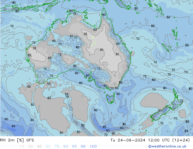 RV 2m GFS di 24.09.2024 12 UTC