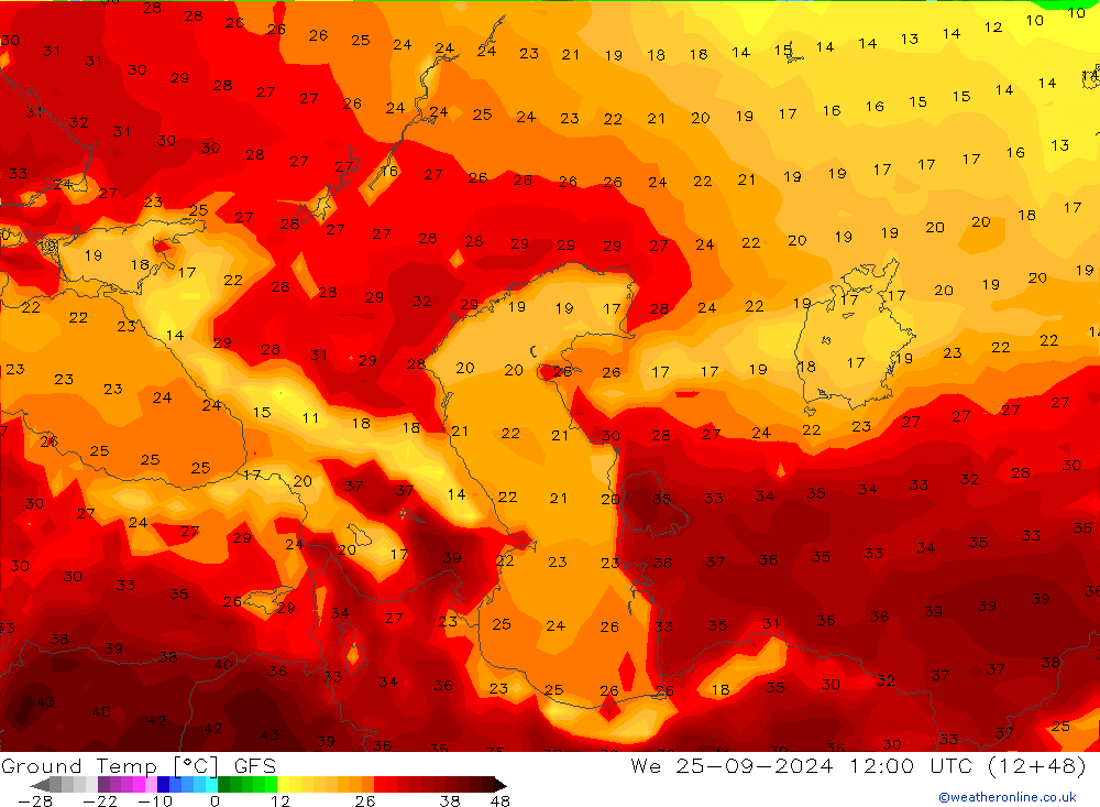   GFS  25.09.2024 12 UTC