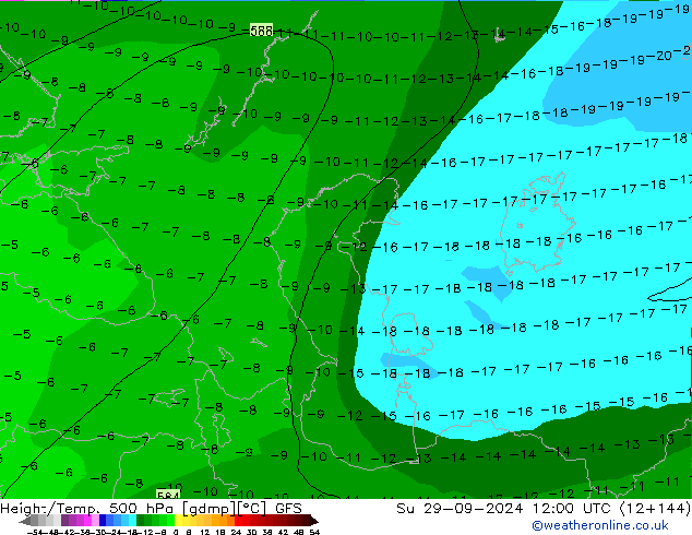 GFS: Вс 29.09.2024 12 UTC