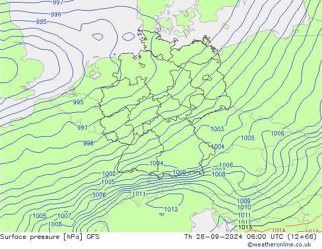 GFS: Qui 26.09.2024 06 UTC