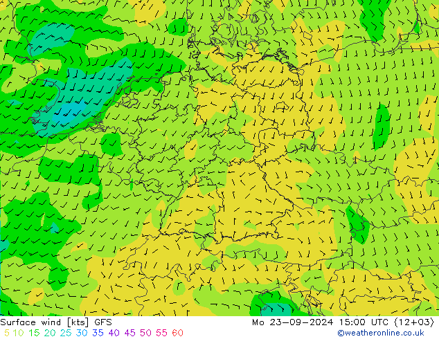  10 m GFS  23.09.2024 15 UTC