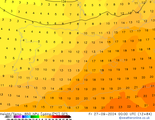 GFS: пт 27.09.2024 00 UTC