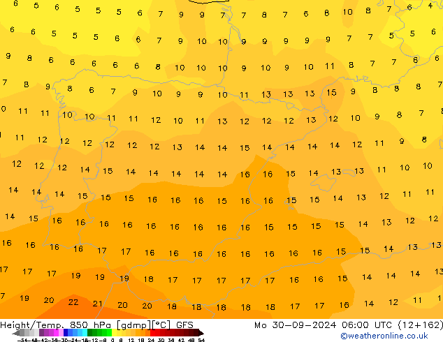 Z500/Rain (+SLP)/Z850 GFS Mo 30.09.2024 06 UTC