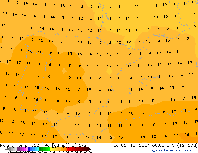 Z500/Rain (+SLP)/Z850 GFS Sa 05.10.2024 00 UTC